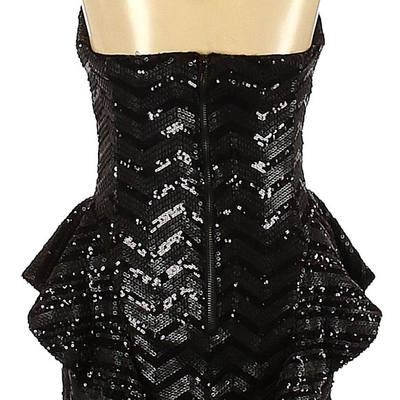 💋STUNNINGLY BEAUTIFUL💋 Vintage Strapless Sequin Dress - Picture 11 of 15